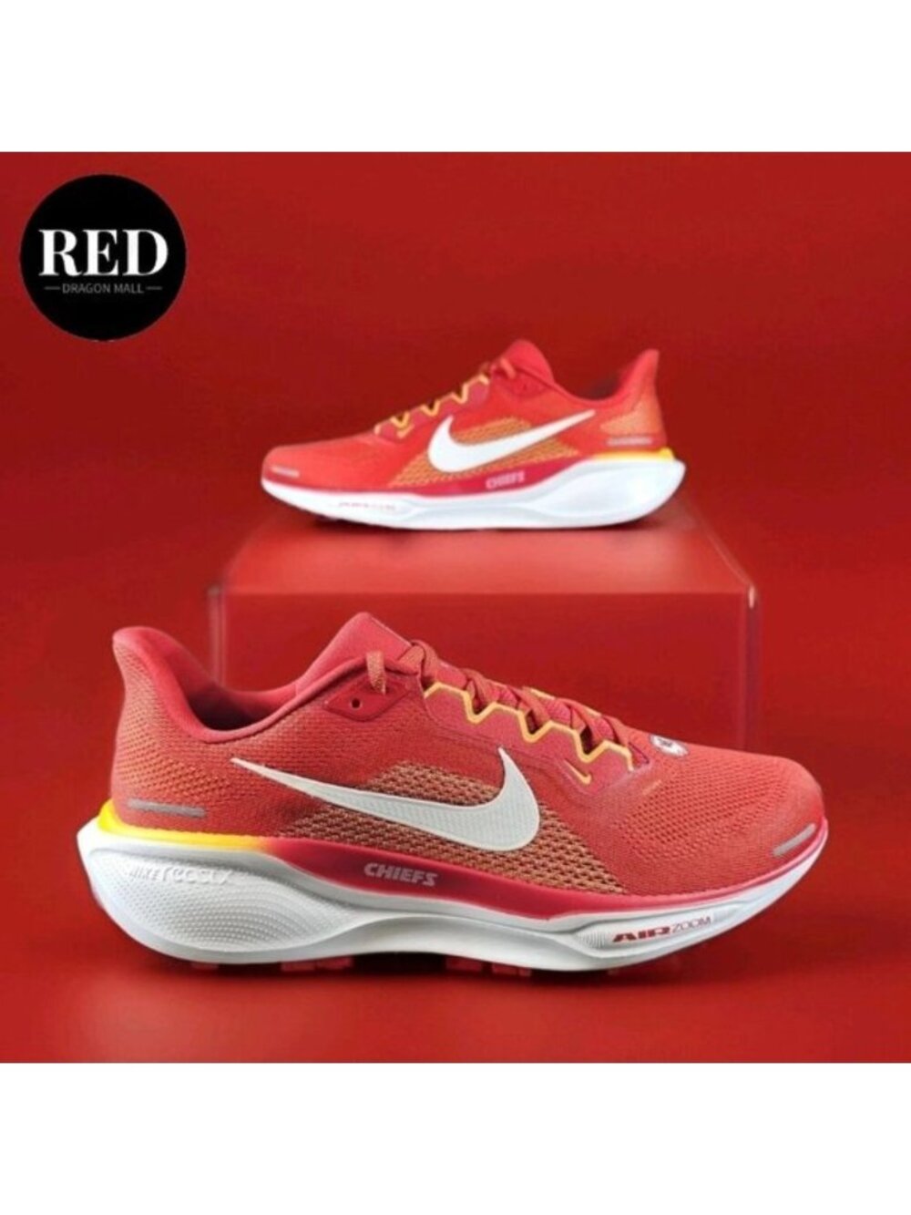 Nike Kansas City Chiefs NFL Air Zoom Pegasus 41 Shoes FZ5079-600 - Men's Size 9